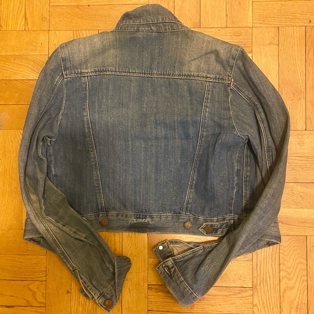 TOPSHOP • Distressed Denim Jacket - Picture 6 of 7